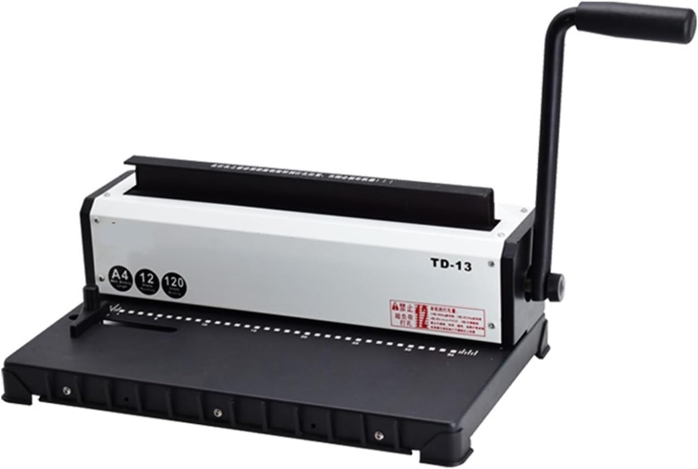 Binding Machines, TD-13 Double Wire Punching Binding Machine 3 in 1 A4 Size Books Wire-O Binder, for Office, School, Business