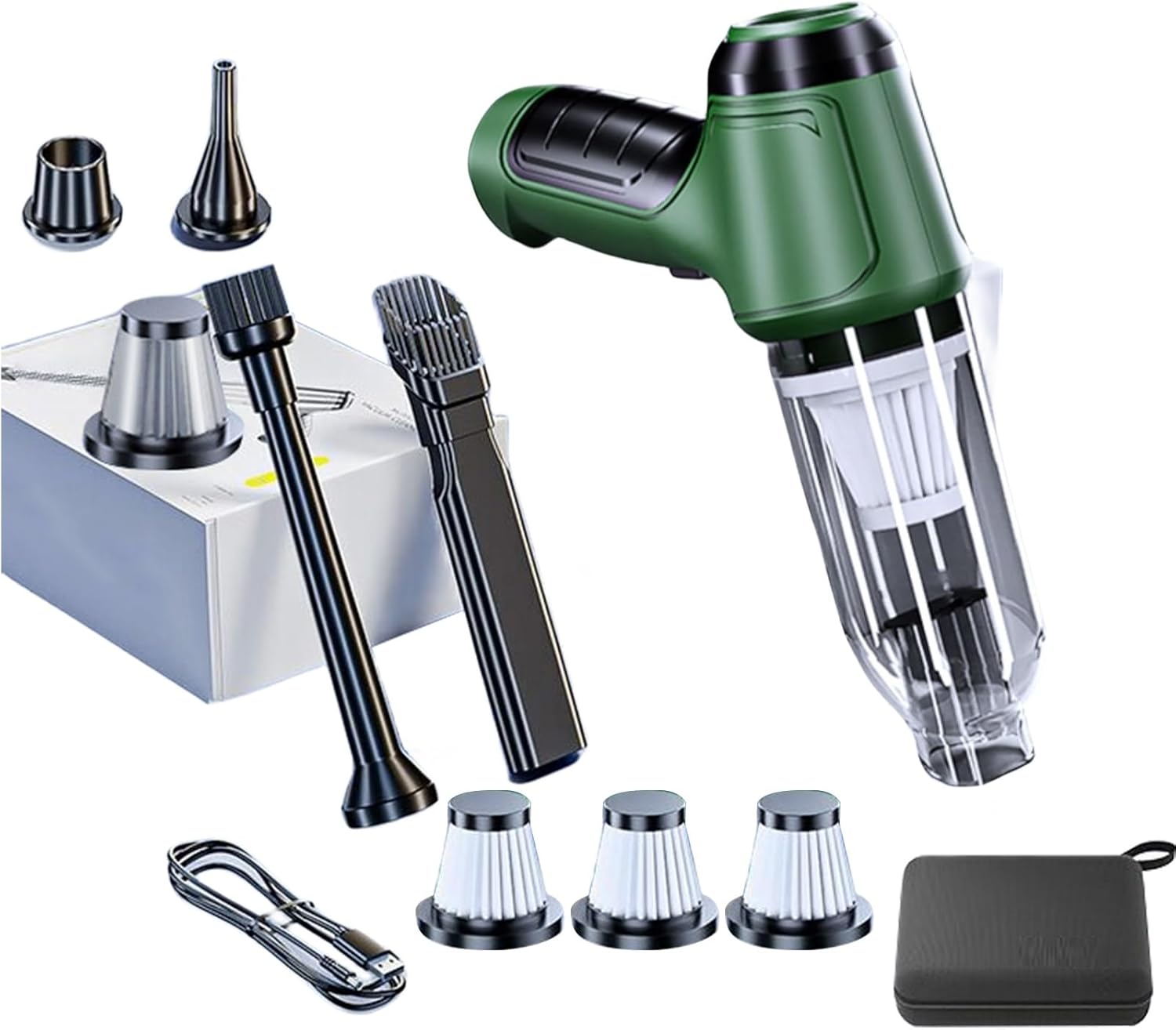 VELPEN Cordless Vacuum Cleaner for Home, 48KPa, Car Vacuum Cleaner High Power, 32dB, Dorm Room Essentials, for Hardwood Floors, Cat Litter