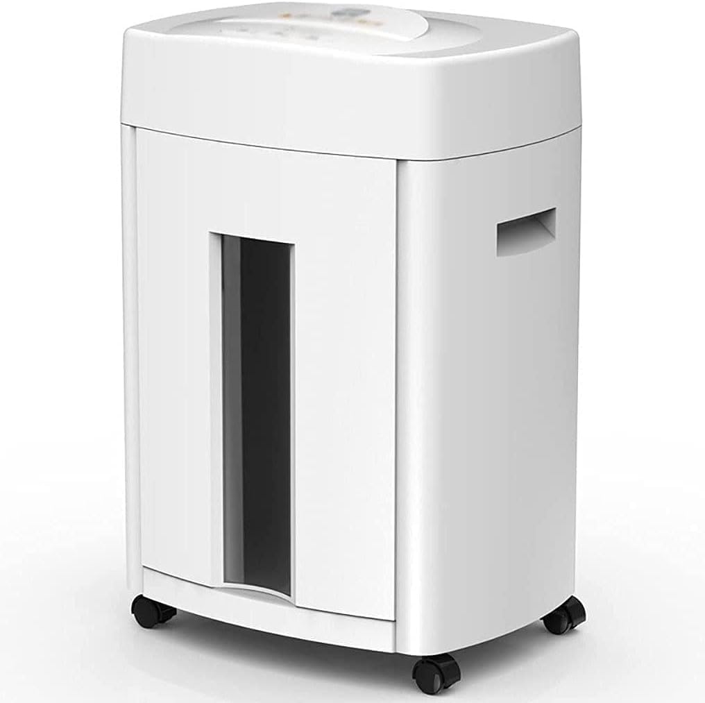 ZCLNYVGJ Shredder 25L dust-Level 3x20mm Five-Level Confidential Shredded Document Staples/CD/Credit Card/Commercial Office Equipment