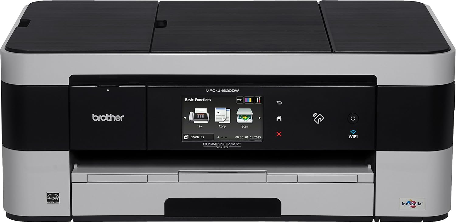 Brother MFC-J4620DW, All-in-One Color Inkjet Printer, Wireless Connectivity, Automatic Duplex Printing, Amazon Dash Replenishment Ready