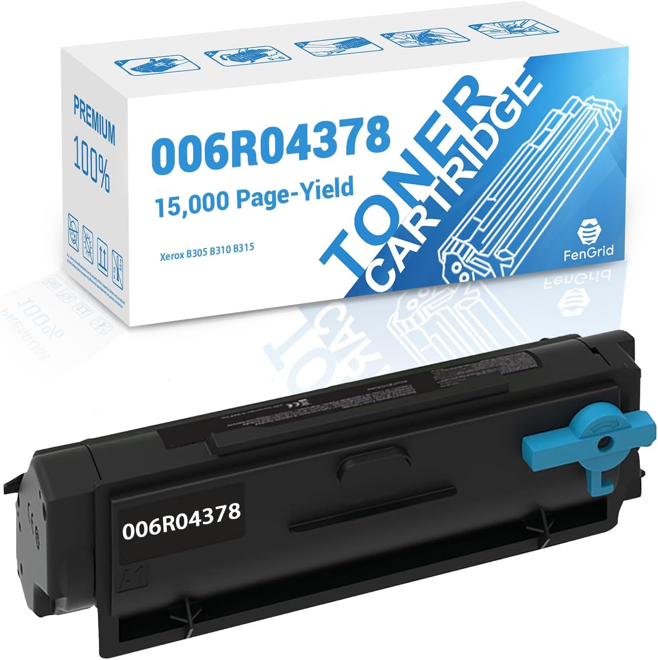 006r04378 B305/B310/B315 Toner Cartridge, Black, 20,000 Page-Yield, Works with Printer Models Xerox B305 B310 B315