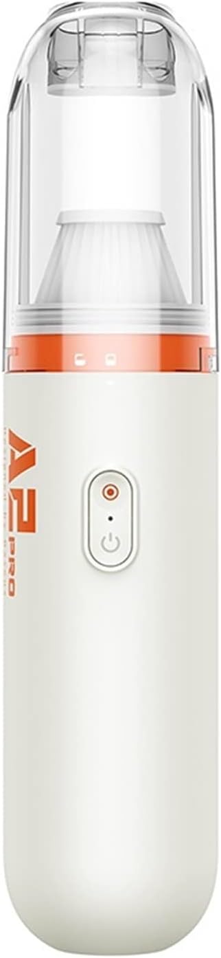 Wireless Vacuum Cleaner 6000Pa Mini Handheld Vacum Cleaner for Home Car Interior Cleaning Portable Car Vacuum Cleaner (Color : White)