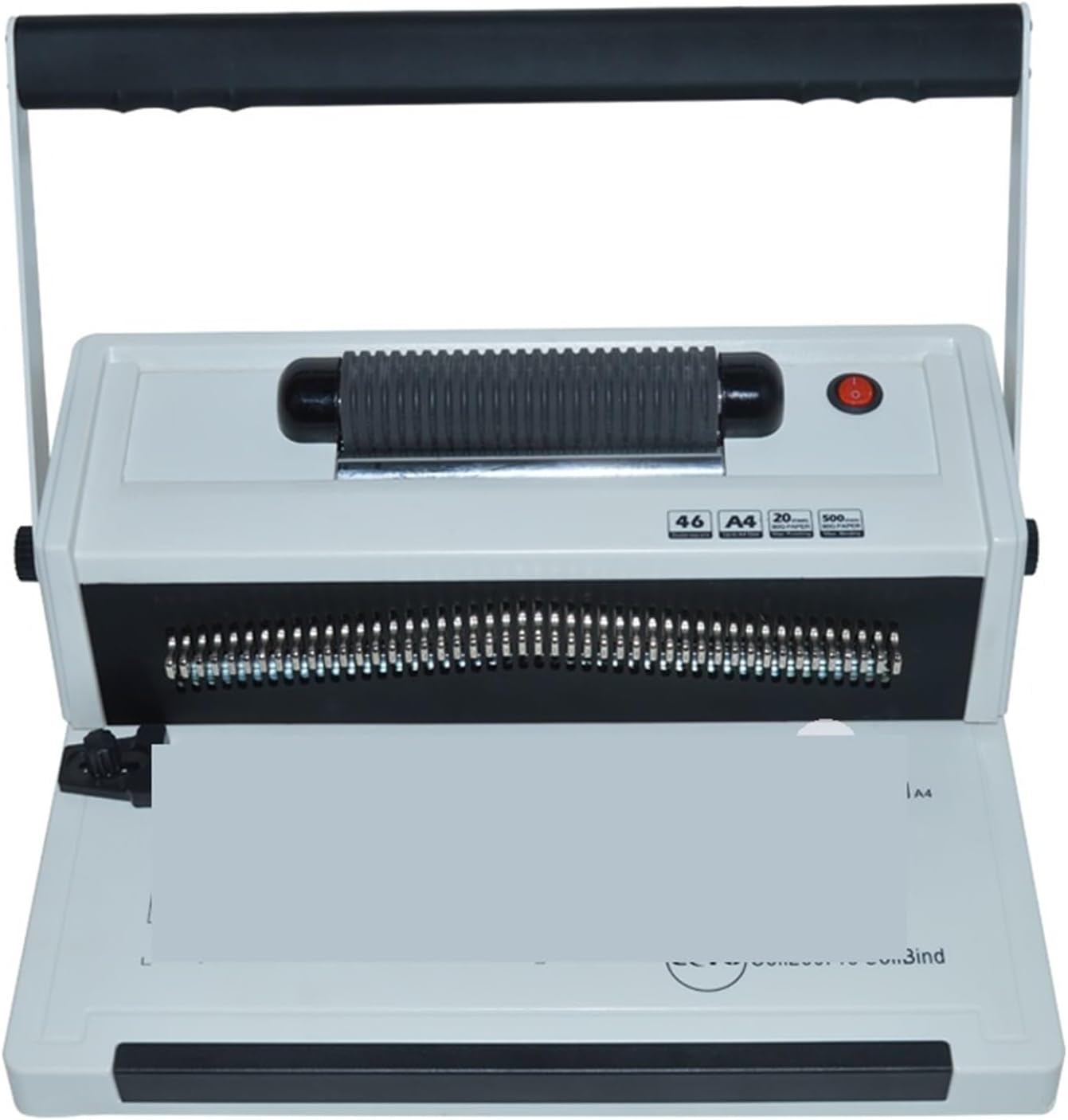 Binding Machines, Electric Binding Machine Single Coil Spiral Coil Snake Binding Machine Contract Text Punching Machine