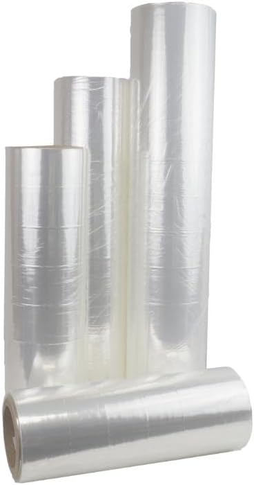 PSBM 2 Roll, 22 Inch x 4375 Feet 60 Gauge, Clear Heat Shrink Wrap, Heavy Duty Industrial Strength Shrink Film for Packing & Wrapping Products