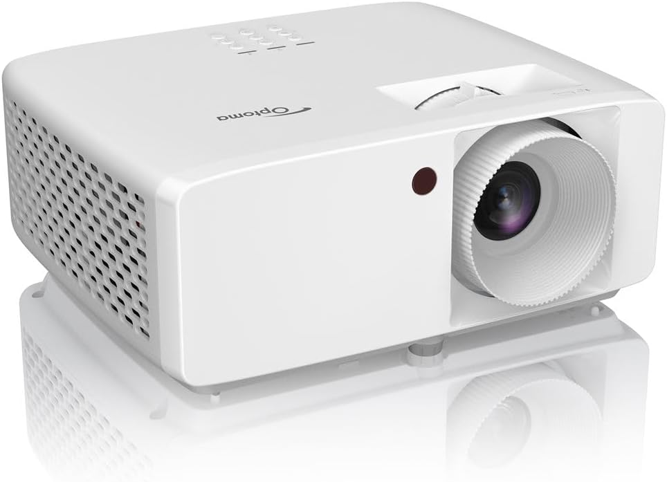 Optoma HZ40HDR HD DLP Theatre and Gaming Projector - White
