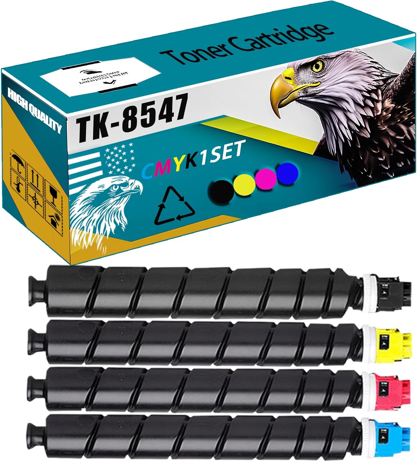 CEECN TK-8547 Toner Cartridge Compatible for Kyocera TASKalfa 4054ci 5054ci Printers, High Production Replacement (Multicolor)