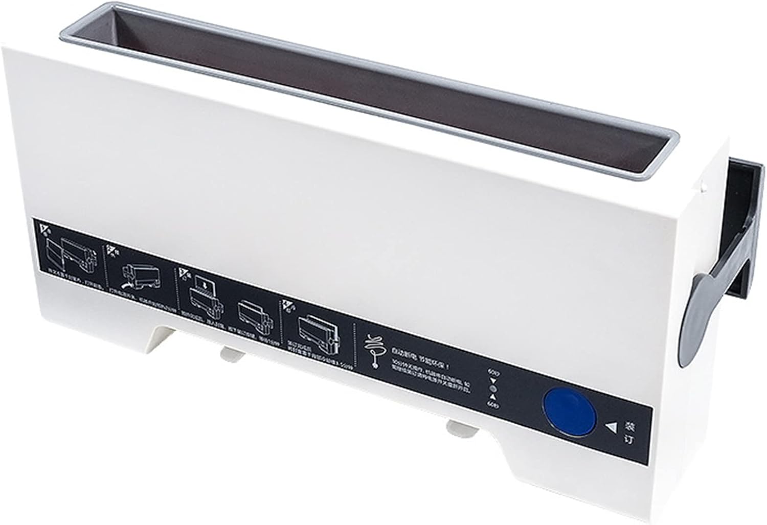 SonGxu Electric Hot Melt Binding Machine, A4 Book Ridge Binding Kit, Binding Thickness 280 Pages, with Dust Cover, for Contract Document Invoice Folder