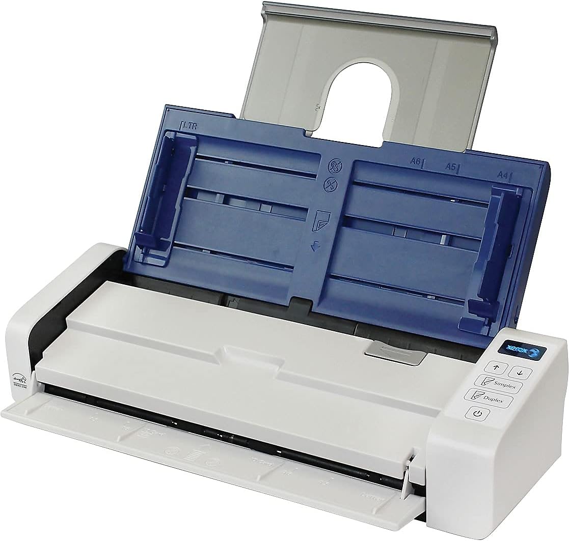 Xerox Duplex Portable Document Scanner Blue & White - XDS-P