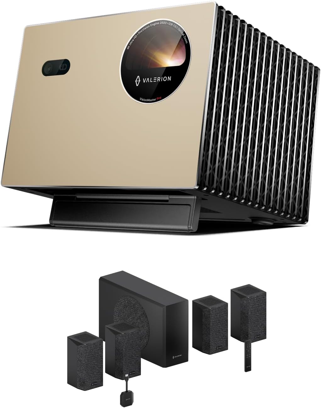 Valerion VisionMaster Pro 4K Laser Projector with ThunderBeat 4.1.2