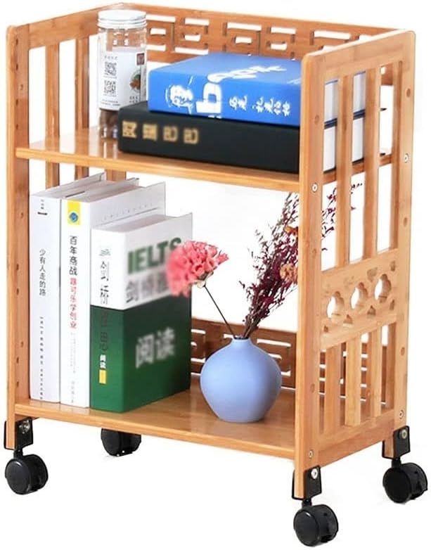 RENEESME Bookshelf Bookshelf Bookshelf Simple Shelf Locker Small Bookshelf 22.44 Inches High Removable Bookshelves and Bookcases (Color : B)