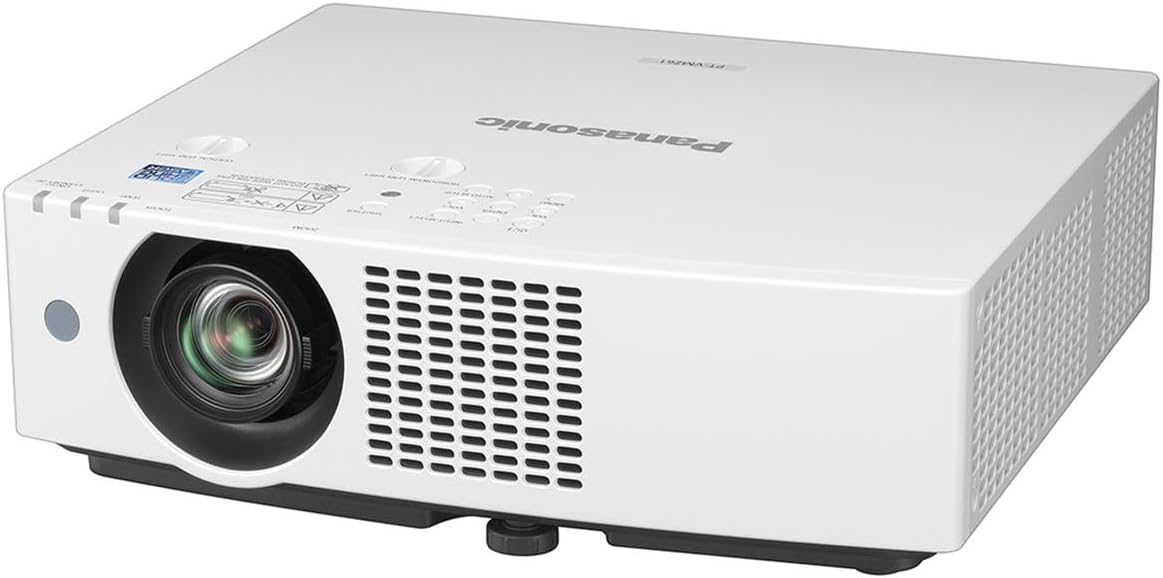 Panasonic PT-VMZ61 WUXGA LCD Laser Projector, 6200 Lumens, White