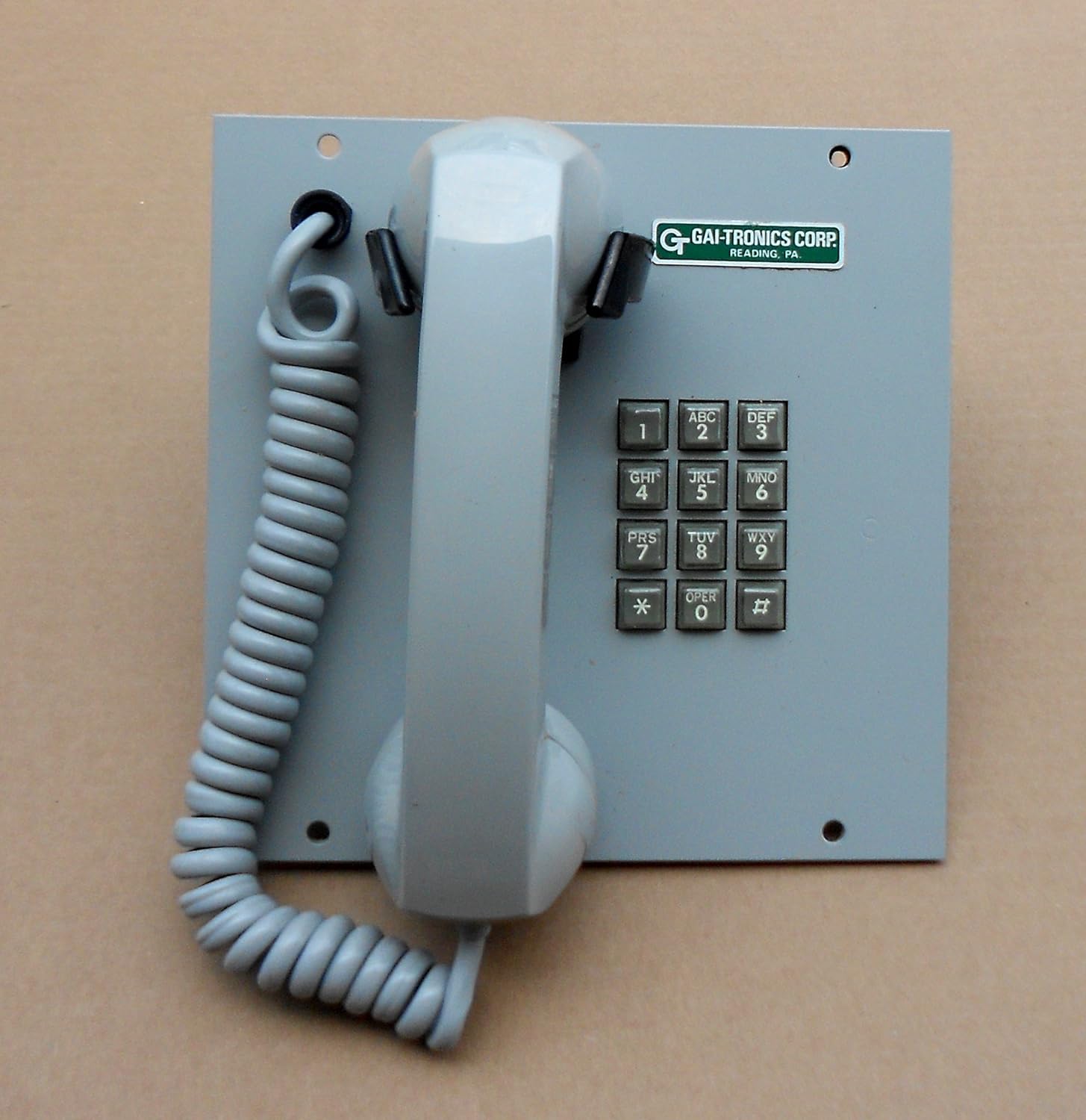 GAI-Tronics - 256-001ACSKCALL FOR PRICING Outdoor Industrial Telephone w/ Armored Cord & Spring Kit