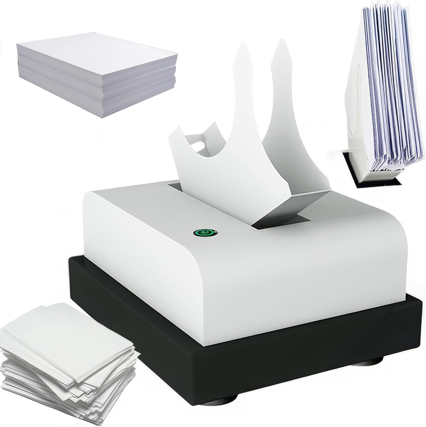 SXXZYAZJ 2800R/min Automatic Paper Sorting Machine, High Speed Paper Jogger Shaking Machine, Paper Binding Machine, with 50Mm Paper Box Width, 500 Pages Finishing Thickness, for A4/a5/a6 Paper