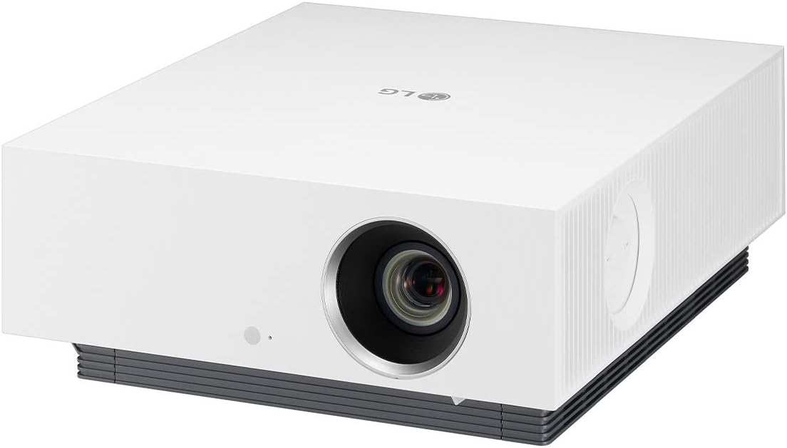LG HU810PW 4K 300” UHD (3840 x 2160) Smart Dual Laser CineBeam Projector with 97% DCI-P3 Color , 2700 ANSI Lumen, 2,000,000:1 Contrast, HDR10 & HLG - White