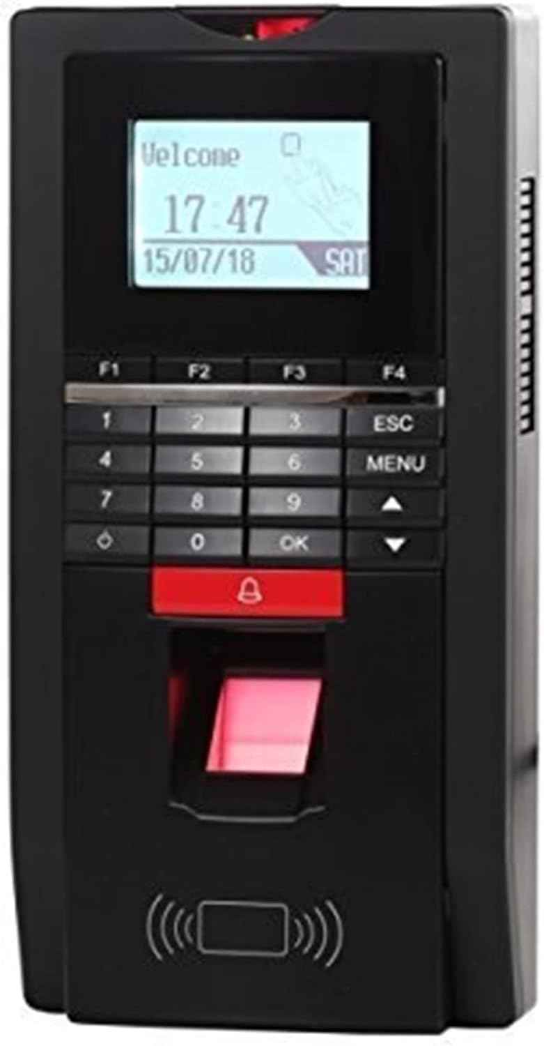 UMJIGF Time Clock Time Clock for Employees F20 Fingerprint Password Swipe P2P Time Attendance and Access Control All-in-one Machine Office Electronics Products,