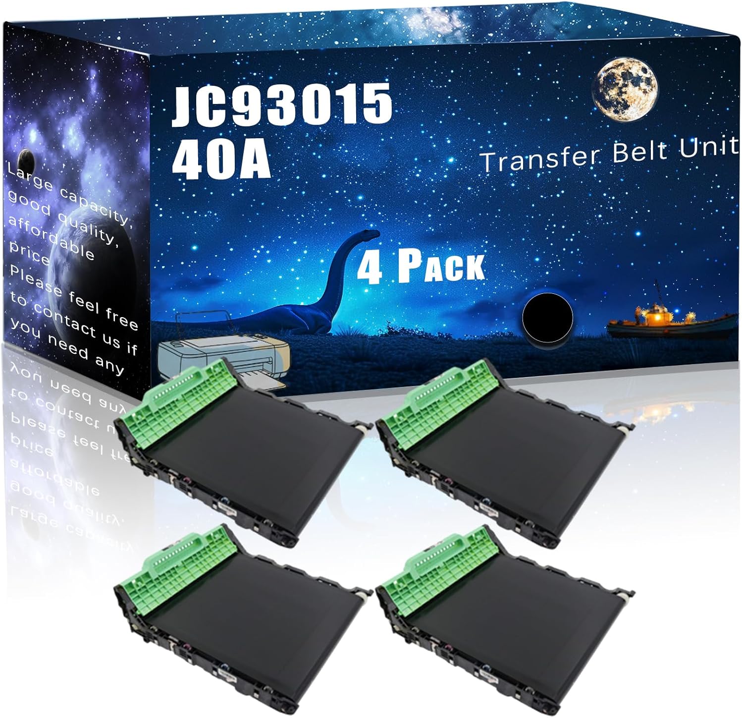 JC9301540A Compatible Transfer Belt Unit Replacement for Samsung High Yield Compatible Xpress C410W C430W C460FW C480FW Printers, Meet Printing Needs (4 Pack Black)