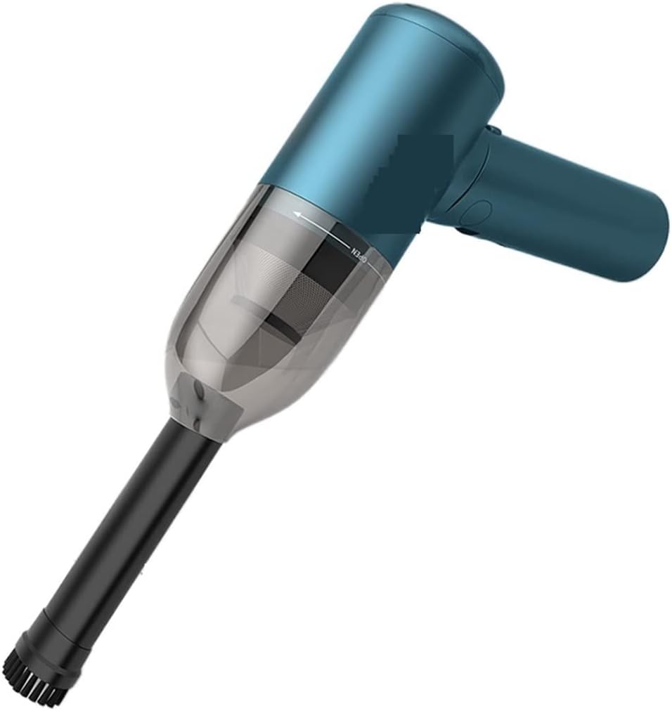 Portable Car Vacuum Cleaner for Home Appliance 120W Power Suction Foldable Handheld Wireless Mini Vacuum Cleaner Wet and Dry (Color : Luxury-01)