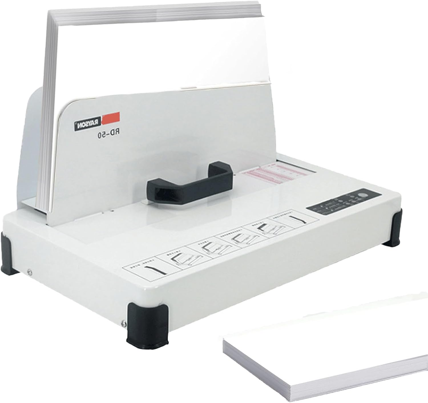 SICWEDIM Electric Hot Melt Binding Machine A3 A4 A5 Thermal Binding Machine 50mm Max Binding Thickness, Fast Binding for Envelopes Reports Invoices Documents and Contract