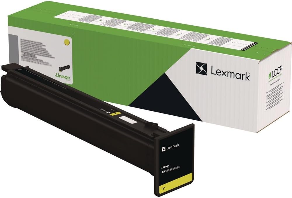 Lexmark Original Laser Toner Cartridge - Box - Return Program - Yellow - 1 Pack