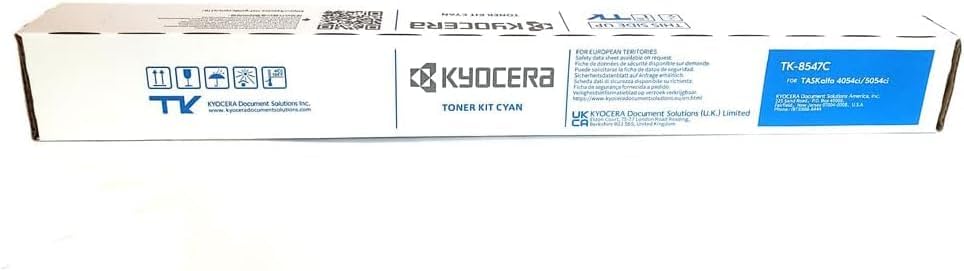 KYOCERA Genuine TK-8547C Cyan Toner Cartridge for TASKalfa 4054ci, 5054ci (1T02YMCUS0)