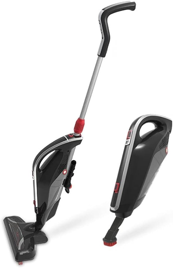 SMSOM Cordless Vacuum Cleaner, Handheld Vacuum Cleaner, Powerful Motor Lightweight Cordless Vacuum Cleaner, Removable Handheld, Very Suitable for Families, Cars, Office Cleaning (Color : Black)