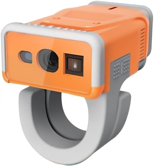 S30 Mini Ring Portable Barcode Scanner 1D 2D Wireless Barcode Scanner IP65 Bluetooth Barcode Reader for Warehouse Inventory