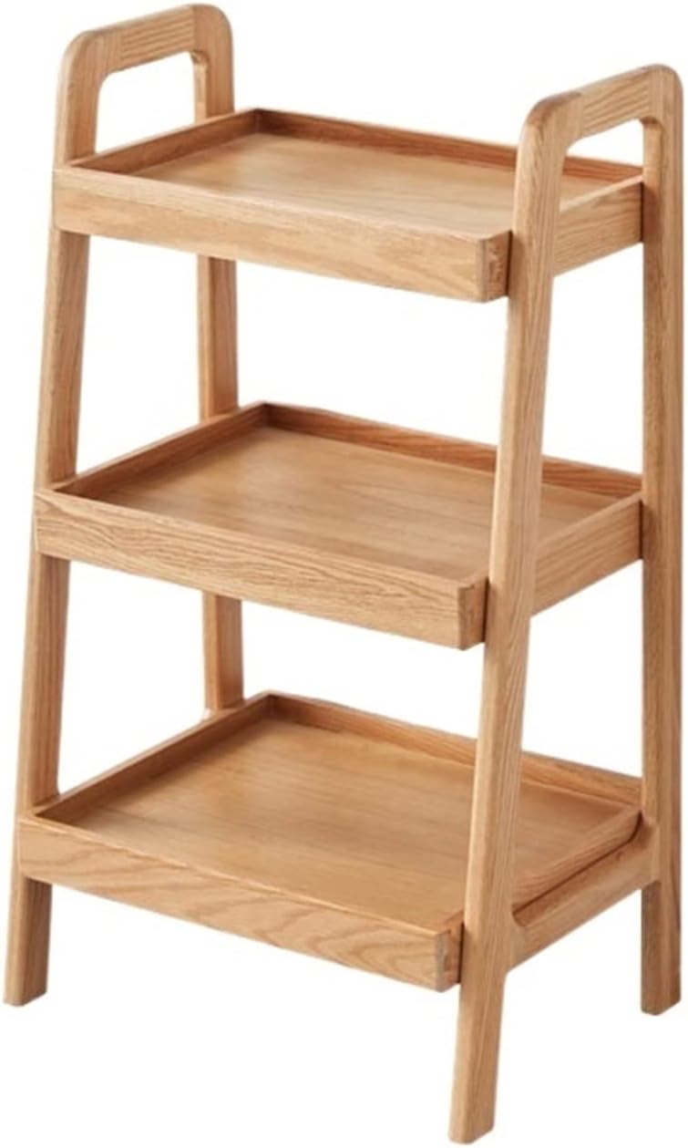 UNNS Bookshelf Home Creative Trapezoidal Bookshelf Bookcase Storage Rack Modern Rack Side Cabinet Suitable for Living Room Study Office Bookcase Organizer (Color : A)