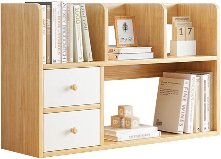 CAMBOS Bookshelf Bookshelf Bookshelf Desk Study Desk Small Bookcase Storage Display Rack Small Bookshelf Density Board Bookshelf Storage Rack with Open Shelves (Size : C)