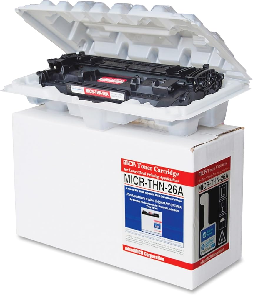 Micromicr MICRTHN26A MICR Toner Cartridge - Alternative for HP (26A) - Black