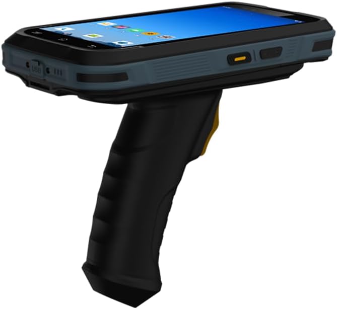 Android 12 Handheld Barcode Scanner with Ergonomic Pistol Grip, 6'' Full Screen Rugged PDA, Touch Screen Mobile Computer 1D & 2D Bar Code Reader for Warehouse Inventory Logistics