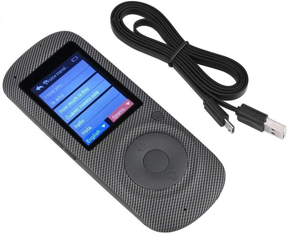 TENGJU Smart Language Translator Device, WiFi Portable Handheld Intelligent Real Voice 16 Foreign Languages Accurate for Travel Learning Business Meeting Needed Happy Gift