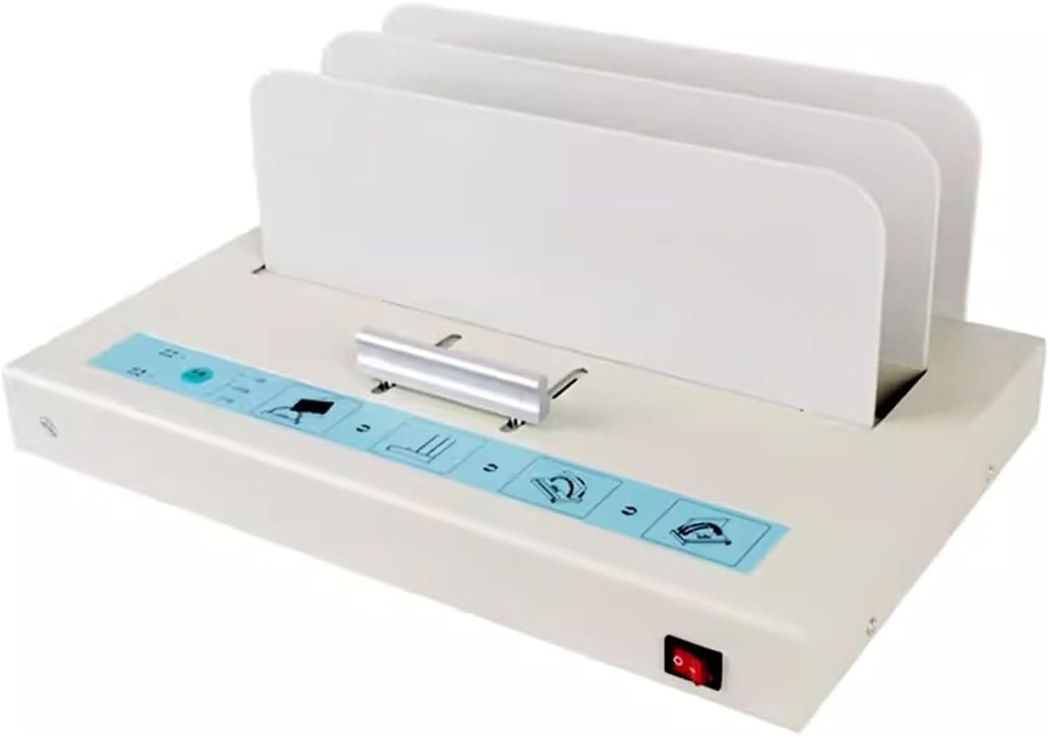 JKSVTF Electric Hot Melt Binding Machine, A4 File Thermal Binding Kit Fast Binding, Binding Thickness 50mm, for Document Contract, Ideal for Office Use
