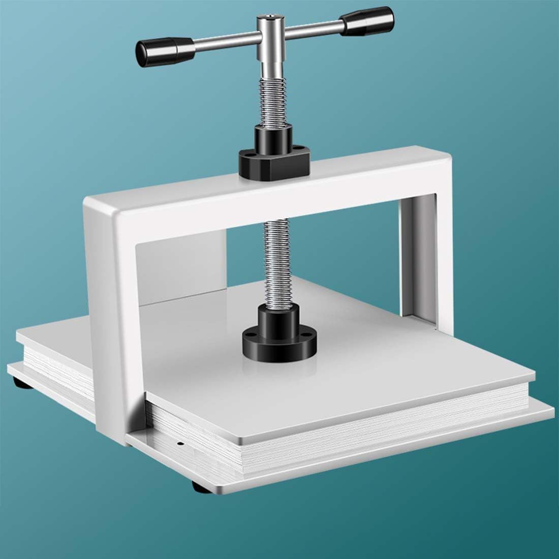 JKSVTF Manual Paper Press Machine, Book Papers Flattening Machine, Flat Paper Press Bookbinding Paper Flattener, for Books Vouchers Invoices Bills Checks Booklets,A3 (A3)