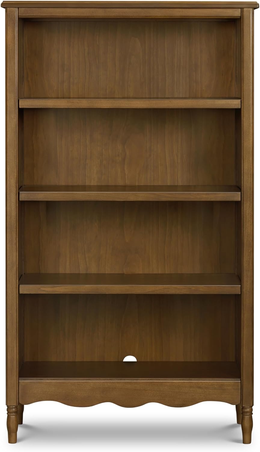 Namesake Liberty Assembled Bookcase in Natural Walnut, Greenguard Gold Certified, Bookcase for Baby and Kids Room, Fully Assembled
