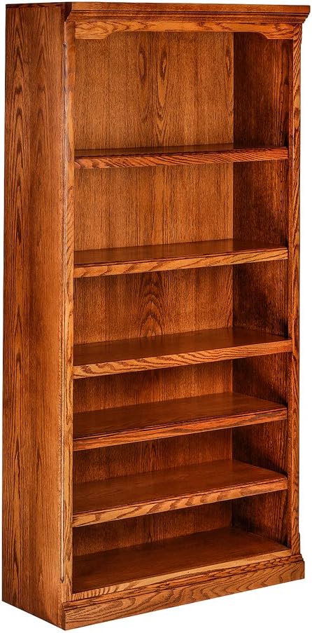 FOREST DESIGNS Traditional Oak Bookcase: 36W X 30H X 13D 30h Black Alder