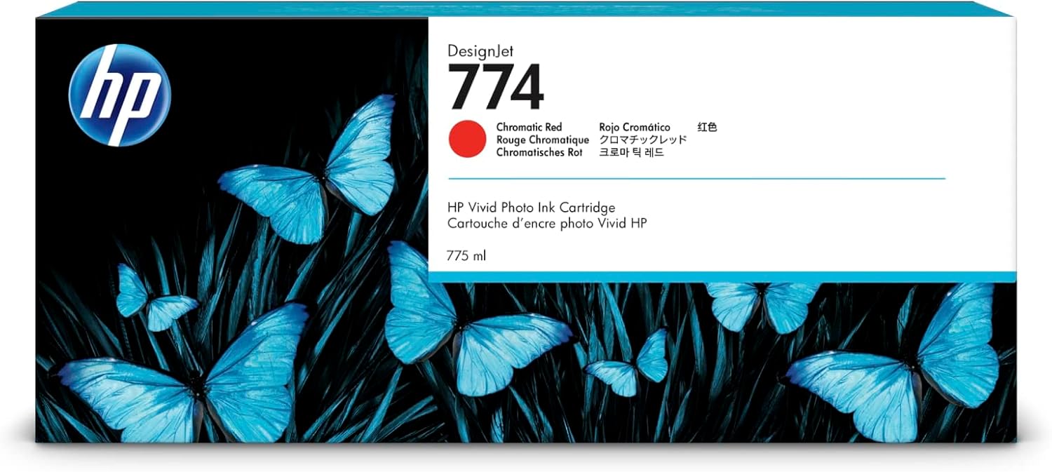 HP 774 DesignJet Chromatic Red Printhead, P2W02A
