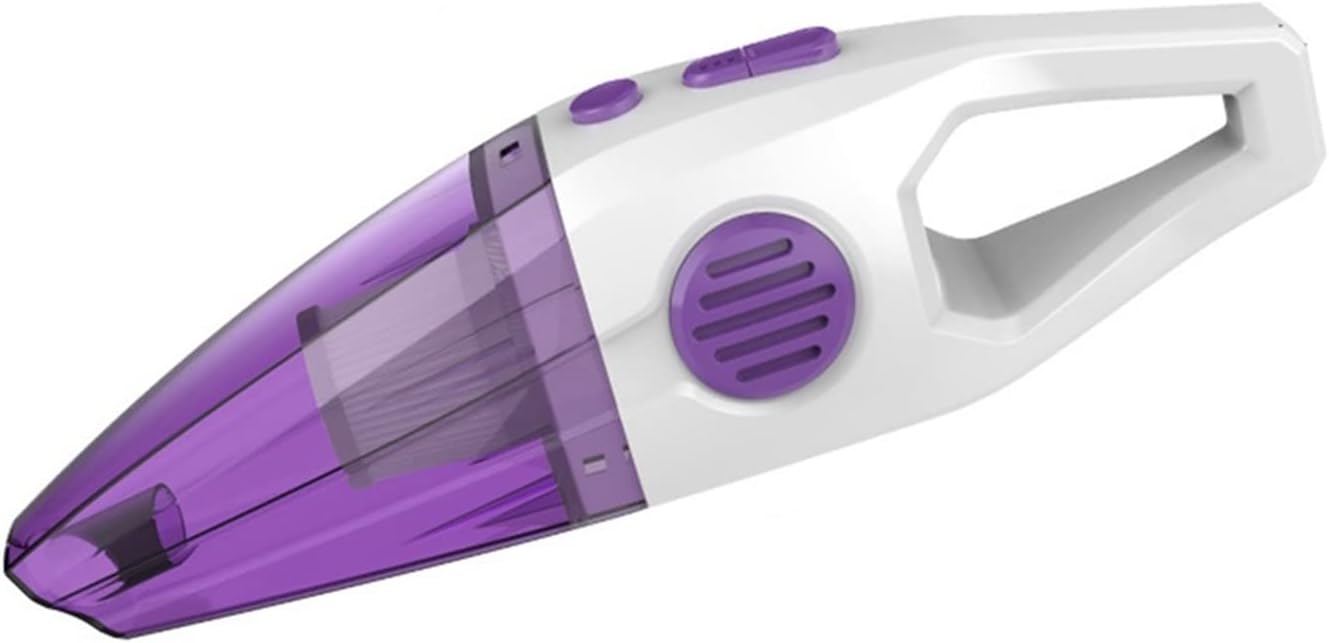 8000PA Car Vacuum Cleaner Wireless USB Recharging Car Cleaning Tool Wet and Dry Mini Pet Hair Handheld Car Vacuum Cleaner (Color : Upgrade Purple)