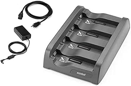 4-Port Battery Charging Cradle Kit for WT41N0, WT4090 Wrist Wearable Warehouse Scanners | SAC4000-4000R (Power Supply Assembly Included) (Renewed)