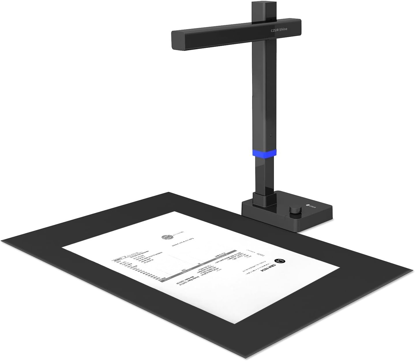 Document Camera Book Scanner, 24MP Document Scanner, Portable USB Document Camera, Scan Max A3 Format W/Adjustable Height