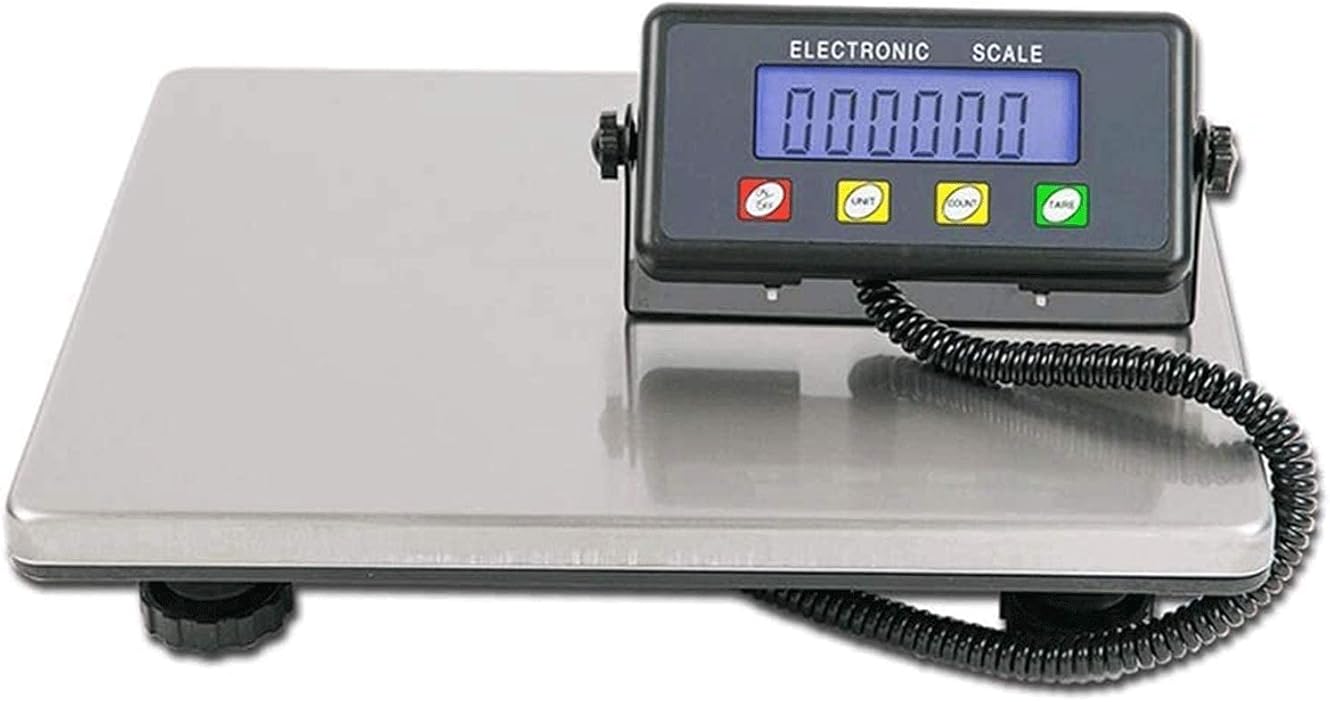 SGeneE Digital Postal Scale Parcel Scales Heavy Duty Postage Scales Shipping Packet Scales with LCD Display(200kg/440lb)