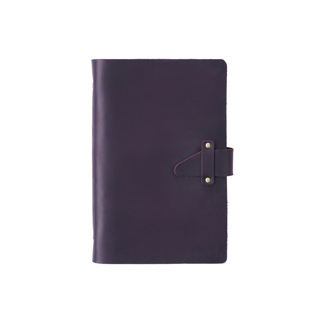MVNOIRE Leather Notebooks and Journals A5A6 Retro Spiral Binder Planner Diary Office Business Stationery