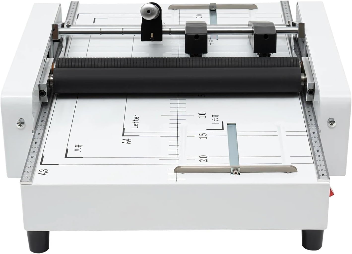 Binding Machine, 60W Paper Folding Machine, A3 Booklet Maker, Binding & Folding Machine with Visible Panel 5.83 * 8.27in-11.69 * 16.54in