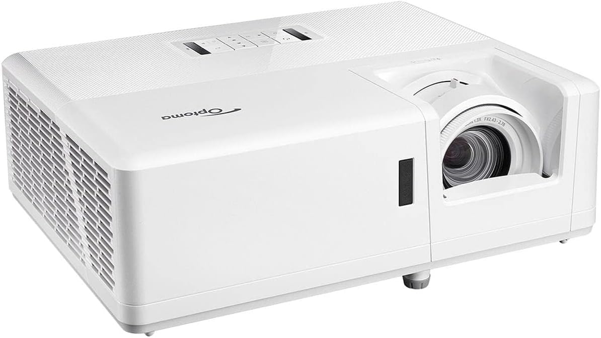 Optoma ZW350 3D Ready DLP Projector - 16:10 - 1280 x 800 - Front, Ceiling - 1080p - 30000 Hour Normal ModeWXGA - 300,000:1 - 3500 lm - HDMI - USB - Network (RJ-45) - Business, Education, Presentation