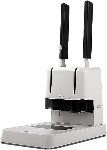 DLYZAYE Hot Melt Riveting Tube Binding Machine - Professional Manual Punching and Creasing for Office Presentations, 38mm with Included Accessories