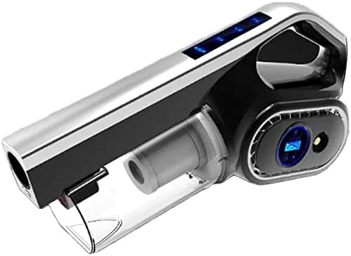 Dongng Handheld Vacuum, Hand Vacuum Cordless with Stronger Cyclonic Suction,Rechargeable, High Power Low Noise Double Motor LED Home Car, for Home and Car Cleaning (Sliver)