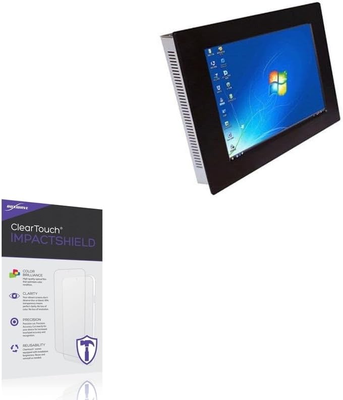 BoxWave Screen Protector Compatible With AbraxSys Corporation RM-185 - ClearTouch ImpactShield (2-Pack), Impenetrable Screen Protector Flexible Film