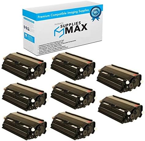 SuppliesMAX Compatible Replacement for Dell 3330DN High Yield Toner Cartridge (8/PK-14000 Page Yield) (P982R_8PK)