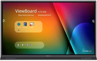 ViewSonic IFP7552-1TAA 75 VIEWBOARD 4K Ultra HD IFP Display W MCompatible with iC & USB-C 3840X2160 TAA