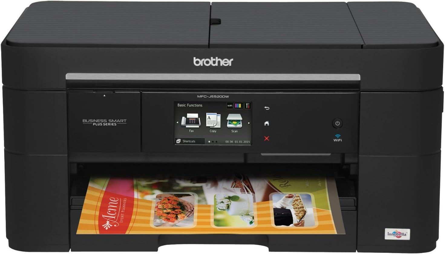Brother Printer MFCJ5520DW Wireless All-in-one Inkjet Printer, Amazon Dash Replenishment Ready