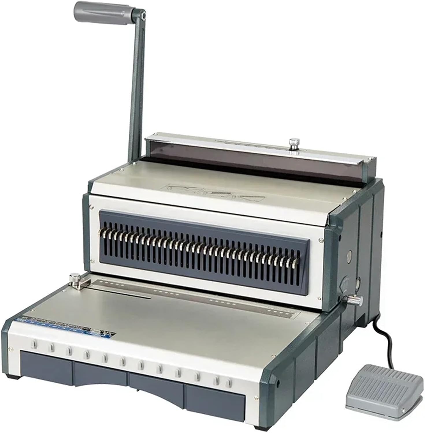 Binding Machine, Electric Square Hole DY310 Round Iron Ring Binding Machine Double Wire Desk Calendar Punching Contract Bid,Spiral Binding Machine(Round-Hole)